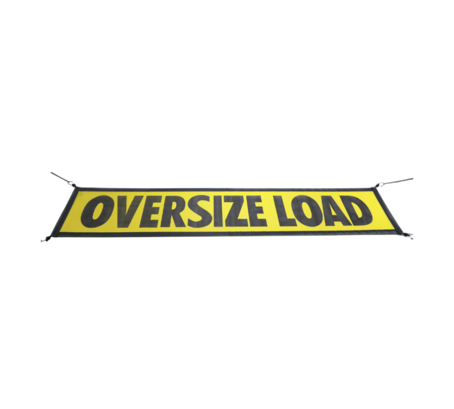 Oversize Load 18 X 84 Inch Mesh with Bungee Cord - 18″ x 84″ High Strength Bungee Cord Banner