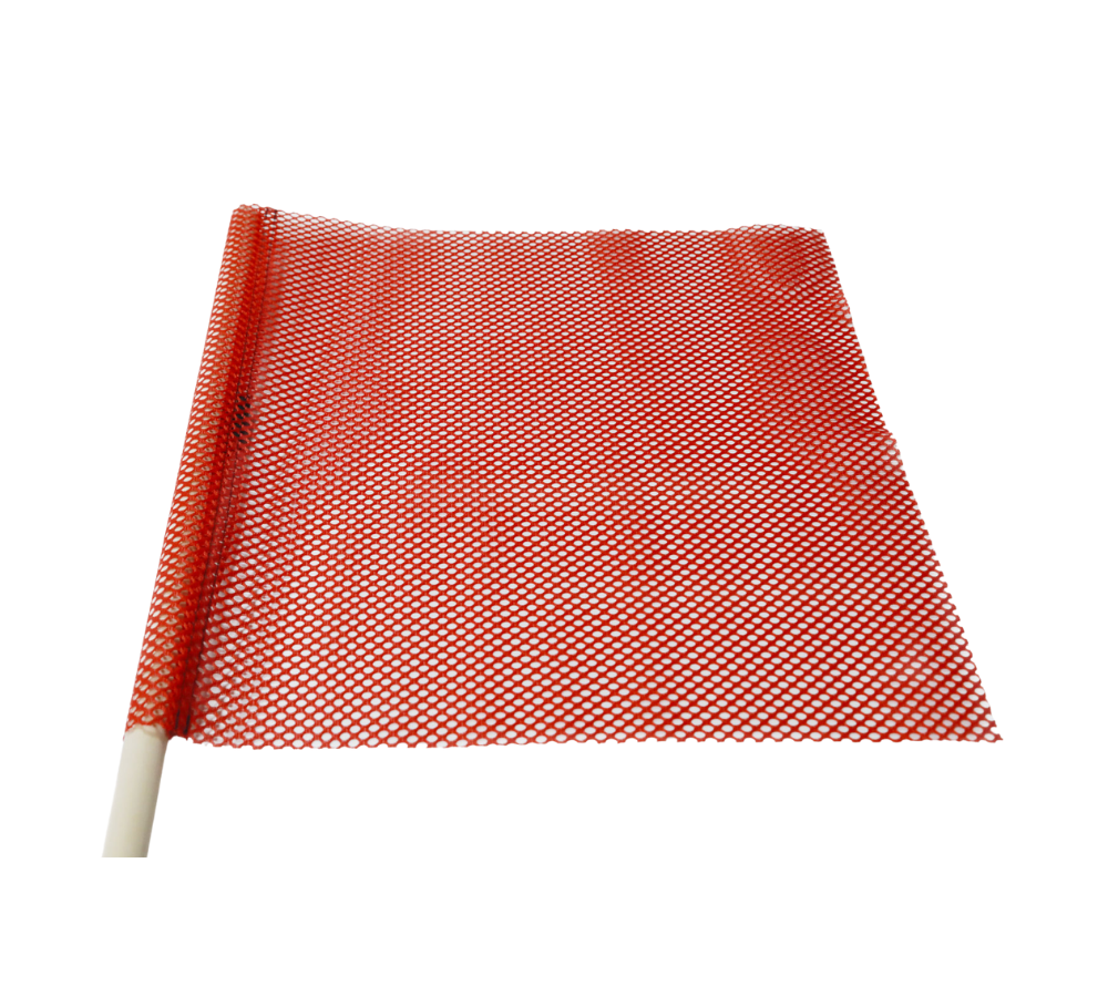 Mesh Flag with Wooden Dowel 18 x 18 Inch