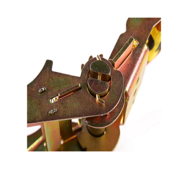 3 Inch x 30 Feet Ratchet Strap With The Chain and Clevis Hook - Image 2