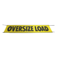 Oversize Load Banner 18x84 Mesh