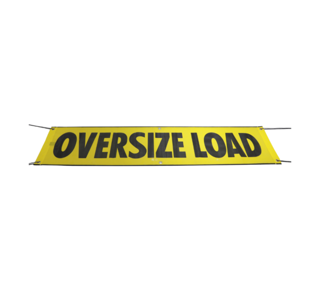 Oversize Load 18″X84″ Mesh with Grommets