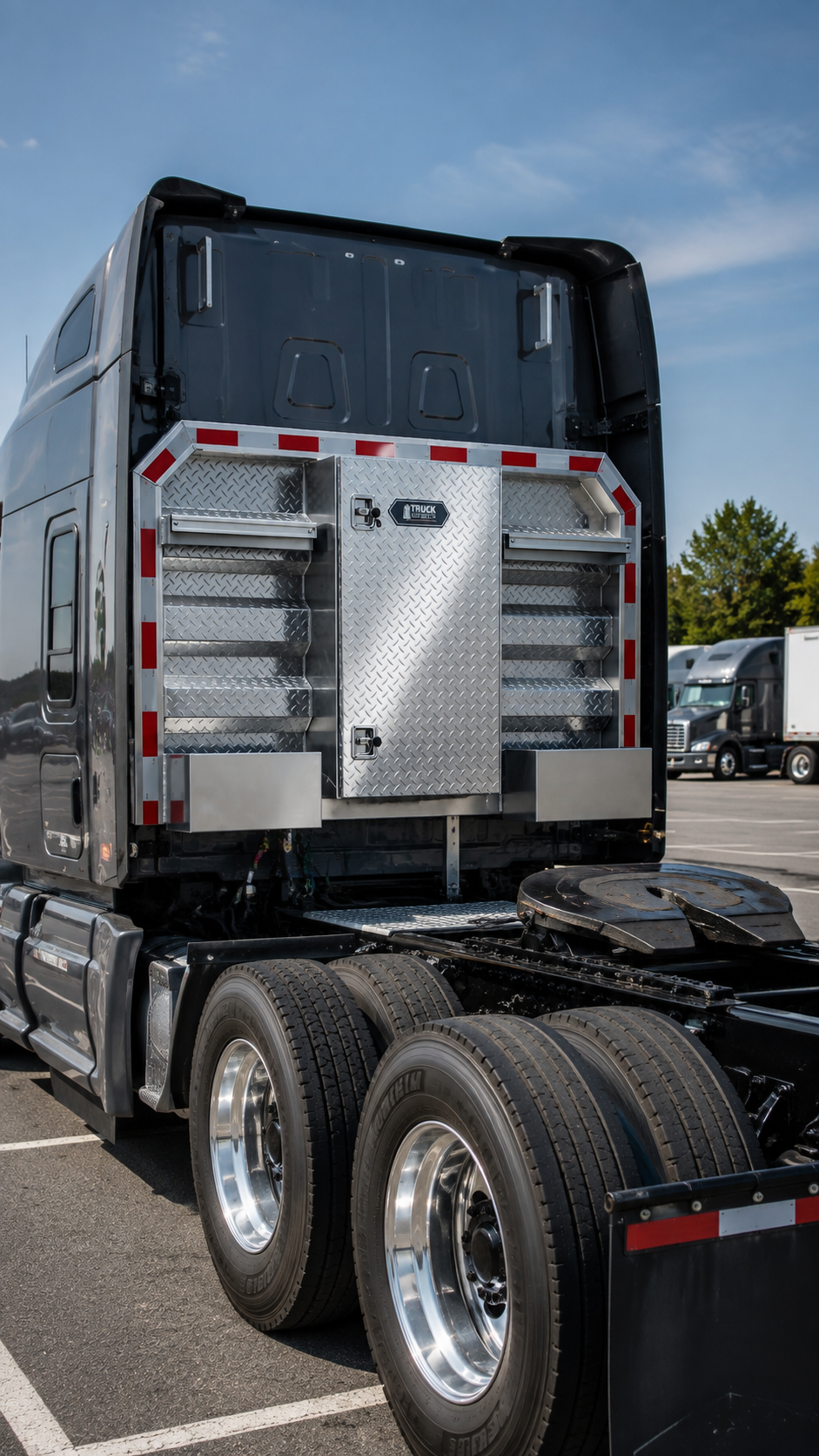 Cab Rack - Headache Rack With Toolbox 68