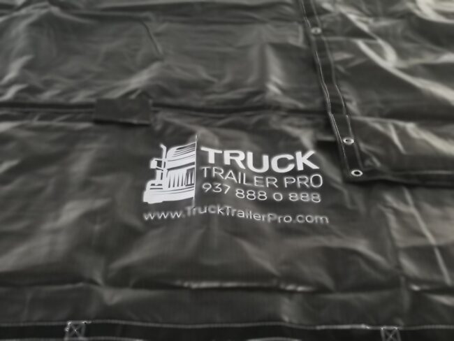 Rip Stop Material 27′x16′ Heavy Duty Steel Tarp (4' Drop) With The