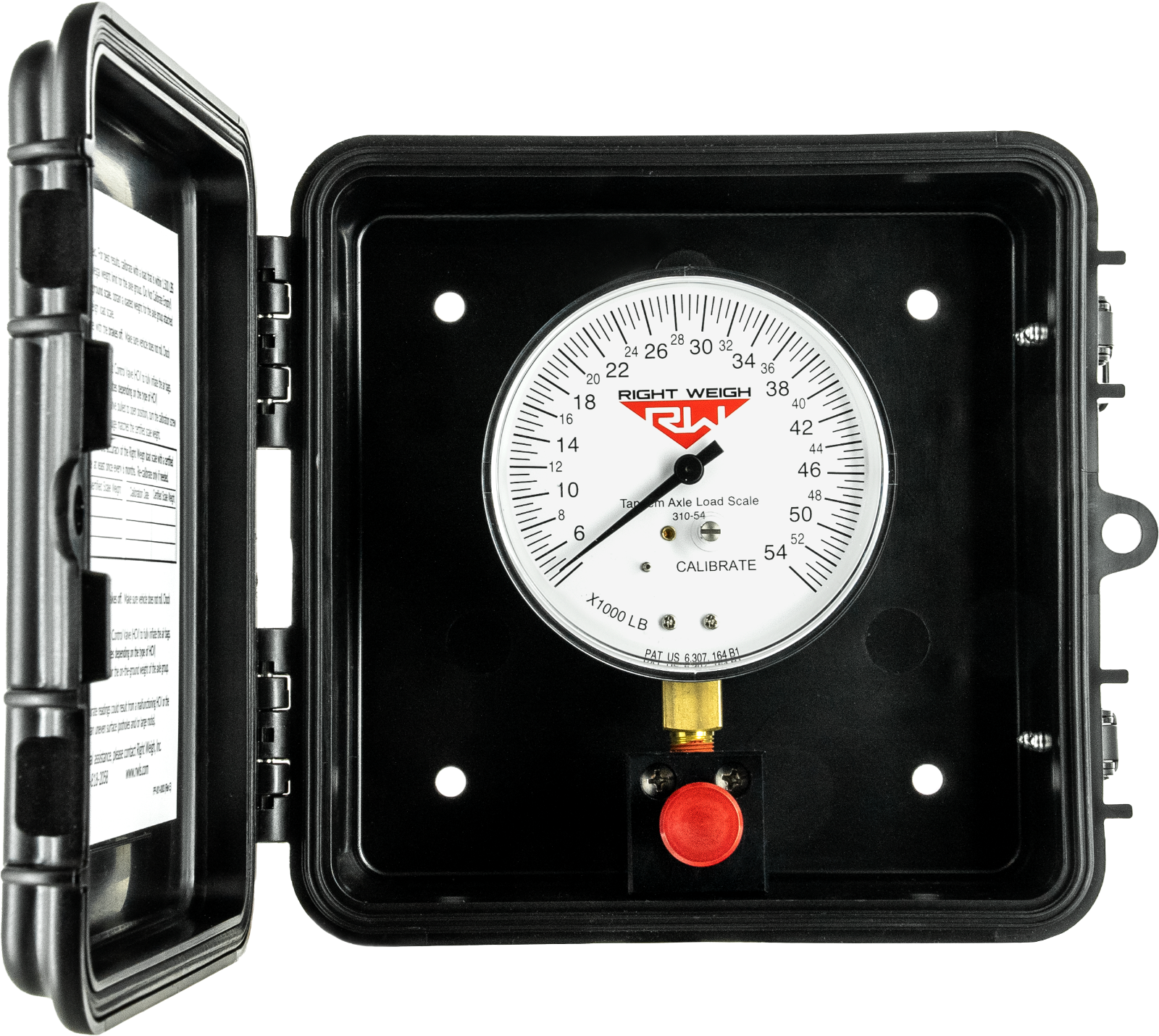 Right Weigh 310-54-PP TANDEM Axle Load Scale for Single HCV Air Suspensions