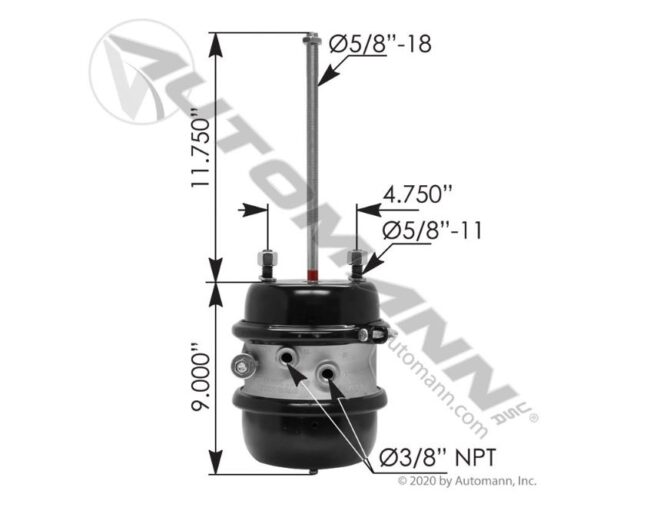 Spring Brake Type 30/30 Sealed