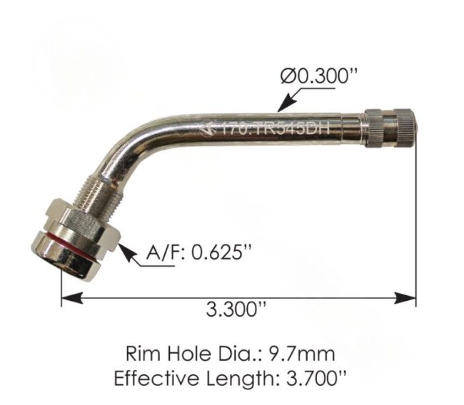 Valve Stem 3.700in Angled Best Selling