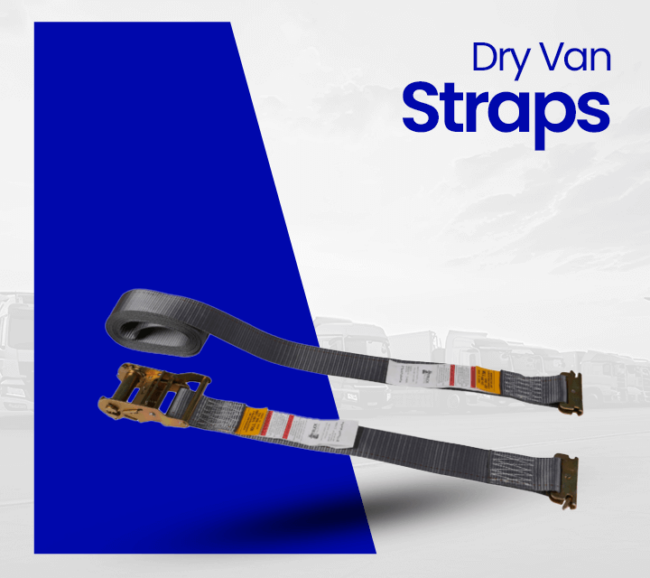Dry Van Straps ETrack Ratchet Strap Truck Trailer Pro
