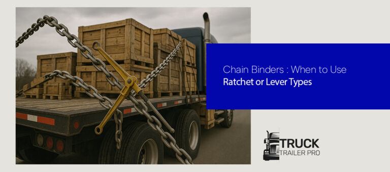 Chain Binders : When to Use Ratchet or Lever Types