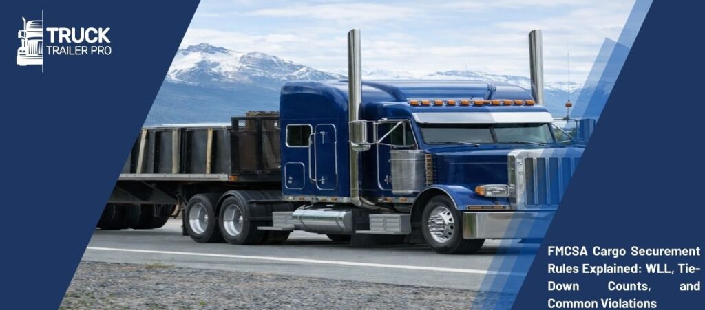 FMCSA Cargo Securement Rules Explained: WLL, Tie-Down Counts, and Common Violations