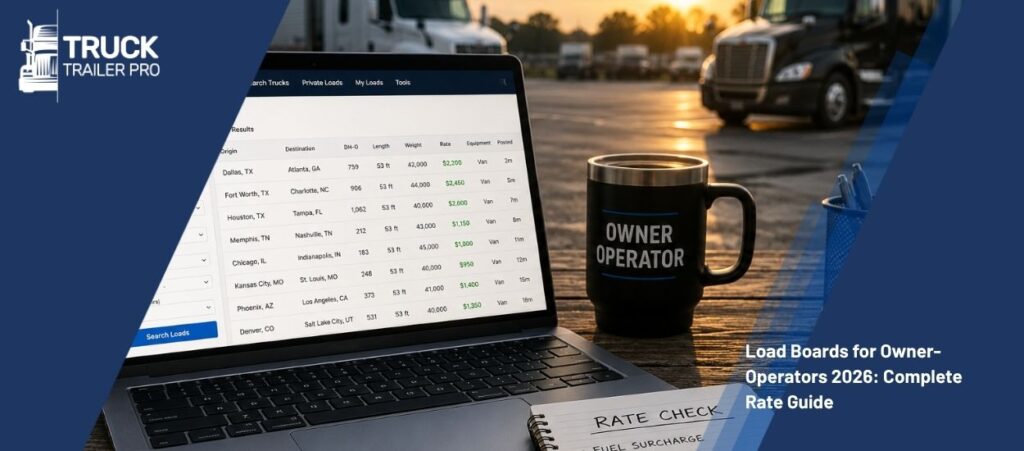 Load Boards for Owner-Operators 2026 — Complete Rate Guide