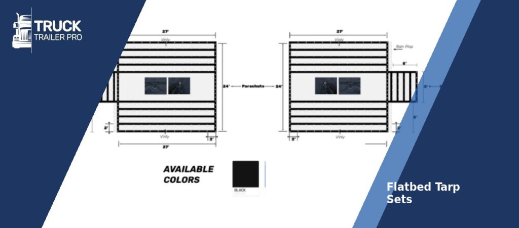 Flatbed tarp sets ripstop - Truck Trailer Pro